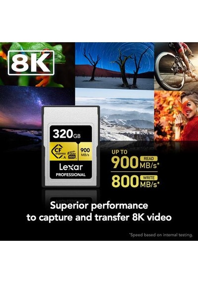 Lexar LCAGOLD320G-RNENG 320 GB Cfexpress Type A Hafıza Kartı