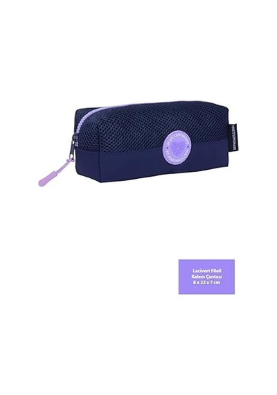 Pencıl Case Meshy Navy Kalem Kutusu 165-Koyu Yeşil