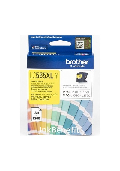 Brother Lc565xly  Sarı Mürekkep Kartuş 1200 Sayfa