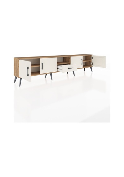 Arges Tv Ünitesi 3 Raflı Tek Çekmeceli 4 Kapaklı 220x30x51 Çam-aytaşı Aytası/aytası - Atlas Çam Arges Tv Ünitesi 3 Raflı Tek Çekmeceli 4 Kapaklı 220x30x51 Çam-aytaşı Aytası/aytası - Atlas Çam