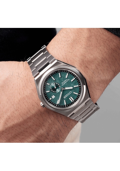 Citizen Nj0180-80x Zenshin Super Titanium Small Seconds Erkek Kol Saati Titanyum
