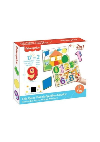 Fp2762 Fısher Prıce Tak Çıkar Puzzle Şekiller Sayılar