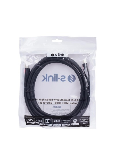 Lexroo Sl-hdm4k13 19+1 Hdmı To Hdmı 3m V2.0 4k 3840 2160 60hz Kablo Standart
