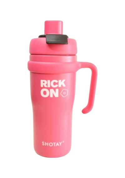 Shotay St-8918 Çift Kullanım Pipetli/rahat İçim Fuşya 720ml Çelik Termos Diğer