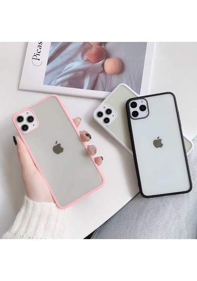 Apple Uyumlu iPhone 12 Pro Uyumlu Zore Endi Kılıf-beyaz Beyaz -