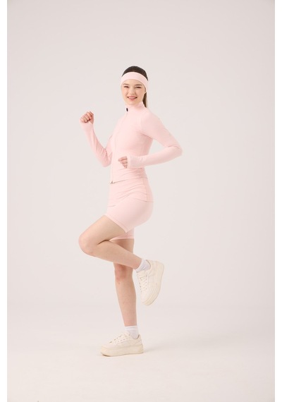 Holly Lolly Beli Kıvrımlı Mini Kacie Şort Pembe