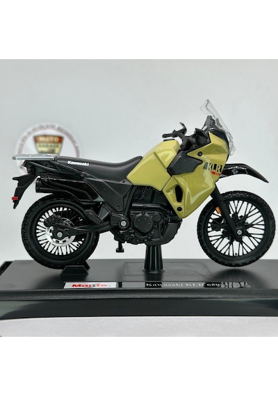 Kawasaki Klr 650 1:18 Diecast Model Motosiklet Detaylı Adventure Tasarım