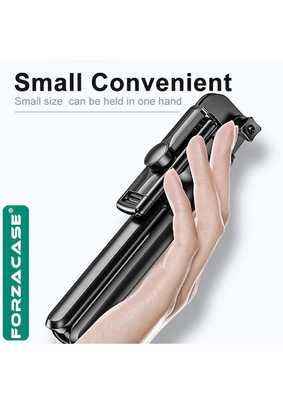Forzacase Işıklı Kablosuz Selfie Çubuğu 90cm Kamera Tripod Fc1006
