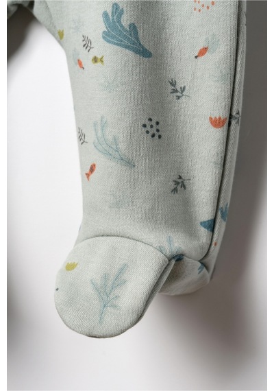 Babycosy Organic Wear %100 Organik Pamuk,2 Li Bebek Patikli Tulum,uzun Kollu,çıtçıtlı Set,bebek Ve Yenidoğan Serisi,unisex Krem