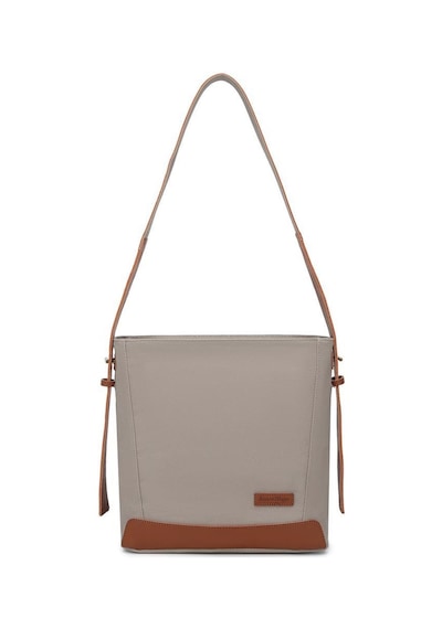 Kanvas Kumaş Kadın Omuz Çantası Smart Bags 1331 Gri