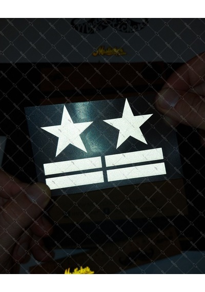 Bay Etiket Rfhlm24 Reflektif Asker Rutbesi Sticker
