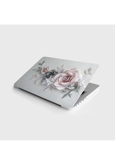 Laptop Sticker Notebook Kaplama Etiketi Duvarda Çiçek