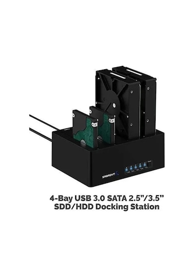 Sabrent Usb Ssd/harici Sabit Disk Bağlantı İstasyonu Ds-u3b4 4 Bay