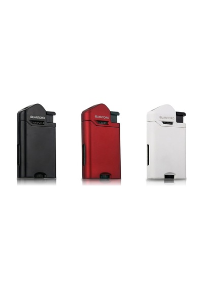 Quantoro Metal Jet Çakmak Matte Red Çok Renkli