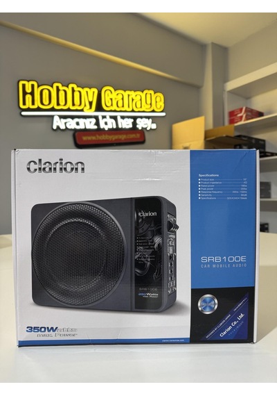 Clarion Srb-100e Koltuk Altı Subwoofer 20cm