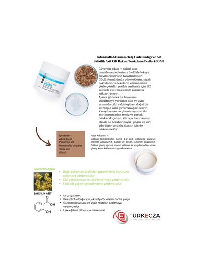 Botanical Lab Hamamelis & Zerdeçal Kil Maskesi 100 ML + Cadı Fındığı Temizleme Pedi 80'li
