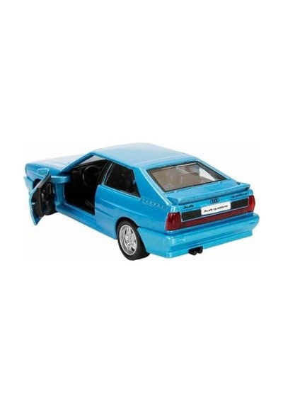1:32 Alman Klasikleri Serisi Die Cast Çek Bırak Model Araba - Mavi Quattro