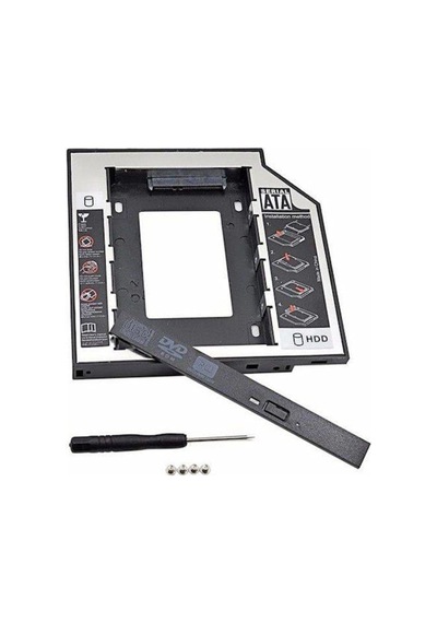 Lexroo 12.7mm Hdd Caddy Dvd Ssd Kutu Sata Cd Kızak İkinci Harddisk Laptop Notebook 4717