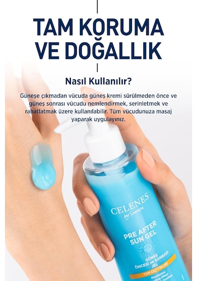 Celenes Herbal Güneş Öncesi Ve Sonrası Nemlendirici Ve Ferahlatıcı Jel