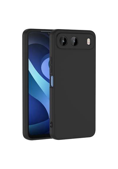 Caseonn Tecno Spark 40 5g Kılıf Kamera Korumalı Mikrofiber Astarlı Lansman Siyah