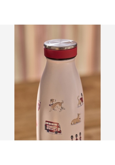 Krem Paslanmaz Çelik Termos 350 Ml