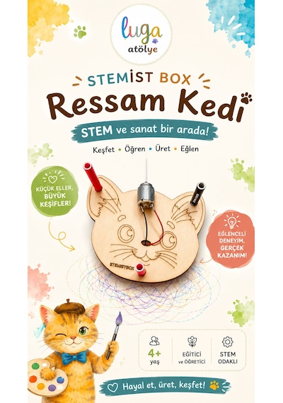 Stemist Box: Ressam Kedi