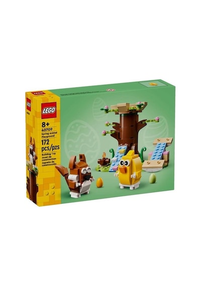 LEGO® İlkbahar Hayvan Parkı 40709 - 8 Yaş ve Üzeri Çocuklar için Kuş ve Sincap İçeren Yaratıcı Oyuncak Yapım Seti (172 Parça)