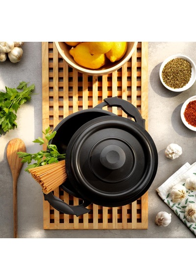 Lexroo Black Master Derin Tencere-20 Cm Çok Renkli