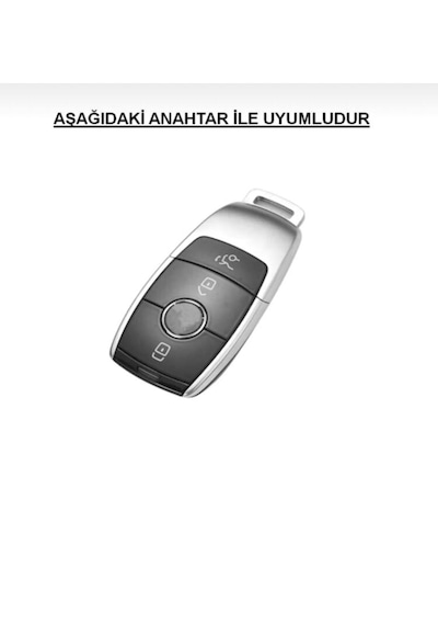 Mercedes C180 C200 W205 W213 E300 ve B C E Sınıf Uyumlu Anahtar Kılıfı