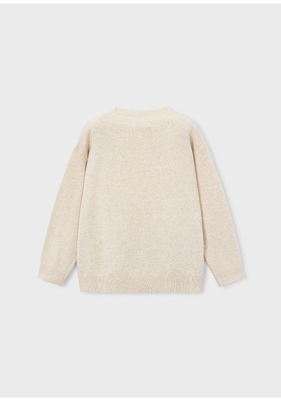 Mayoral Erkek Çocuk Baskılı Sweatshirt Bej 4304
