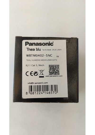 Thea Blu Tekli Nümeris Cat3 Mekanizma Wbtm0458-5nc