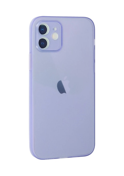 Apple Uyumlu iPhone 12 Kılıf Puma Silikon - Mor 0.2M-Çok Renkli