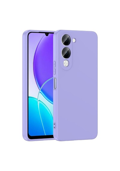 Vivo İle Uyumlu Y04 Kılıf Mara Lansman Kapak Lila