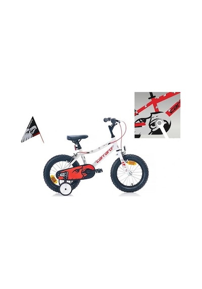 Carraro Red Eagle Erkek Çocuk Bisikleti 230h V 14 Jant Kırmızı Siyah Çok Renkli