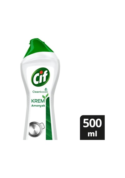 Cif Krem Amonyaklı Yüzey Temizleyici 500 Ml 12'li Paket 12'li Set