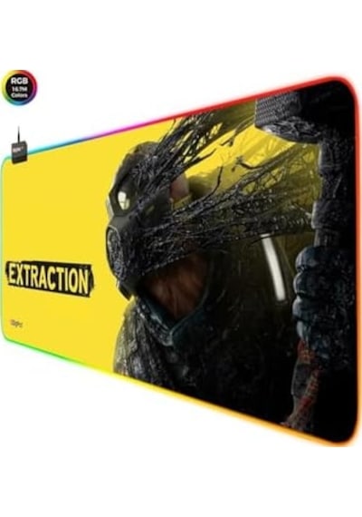 Rgb Gaming Oyuncu Mousepad 90x40 Xxl Kaymaz Taban Exraction Mouse Pad 4mm Kalınlık