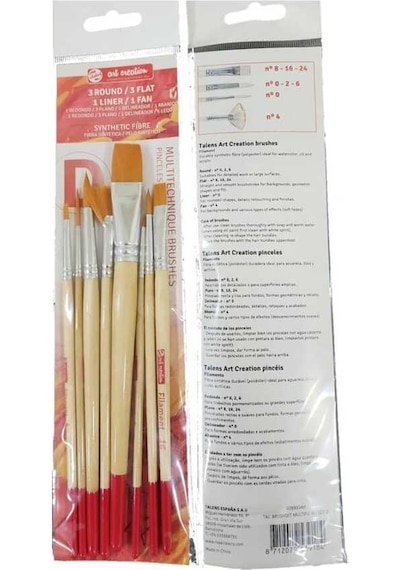 Talens Art Creation Multi Teknik Fırça Seti 8'li Set - D / Rt9099
