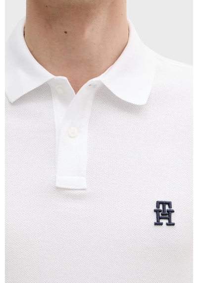 Tommy Hilfiger Erkek Polo Yaka T Shirt Mw0mw33167 Ybr Beyaz Beyaz