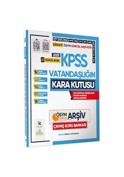 2025 Kpss Karakutu Genel Kültür 5li Altın Set Ösym Çıkmış Soru Bankası Konu Özetli Video/pdf Çözümlü