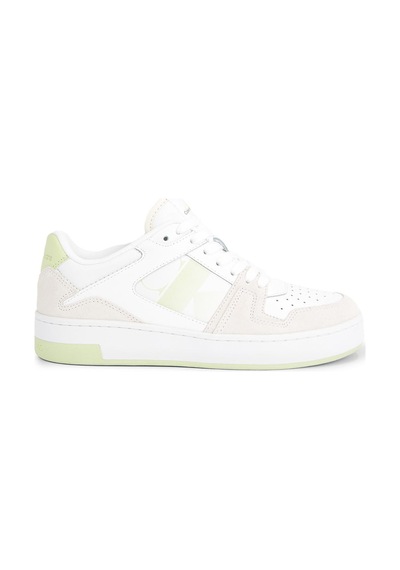 Calvin Klein Basket Cupsole Lace Mıx N Beyaz Kadın Sneaker Beyaz