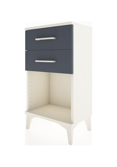 Arges Komodin 4 Çekmeceli 44x30x80 Aytaşı-antrasit Aytaşı