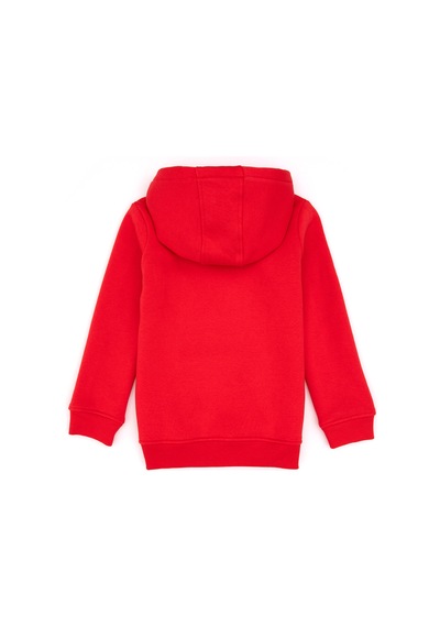 U.S. Polo Assn. Kız Çocuk Kırmızı Kapüşonlu Şardonlu Basic Sweatshirt 50314311-VR030