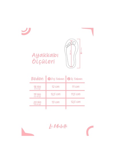 Le Mabelle Beyaz Pullu Fiyonklu Deri Kız Bebek Makosen Beyaz