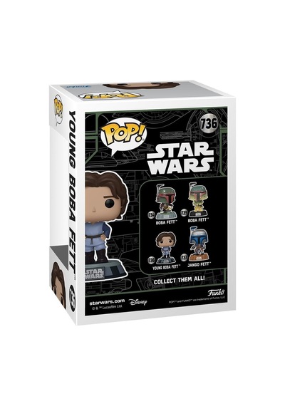 Funko Pop Star Wars: Fl - Boba Fett - Young - Vinil Koleksiyon