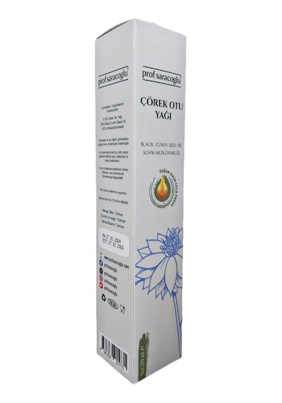 Prof Saracoglu Soğuk Sıkım Çörekotu Yağı 250 ML