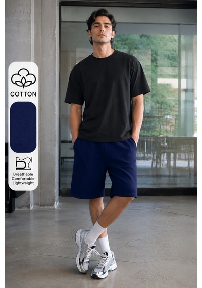 Cool Tarz Erkek %100 Pamuk Regular Fit Cepli Şort Günlük Rahat Yazlık Basic Şort Lacivert Lacivert Cool Tarz Erkek %100 Pamuk Regular Fit Cepli Şort Günlük Rahat Yazlık Basic Şort Lacivert Lacivert