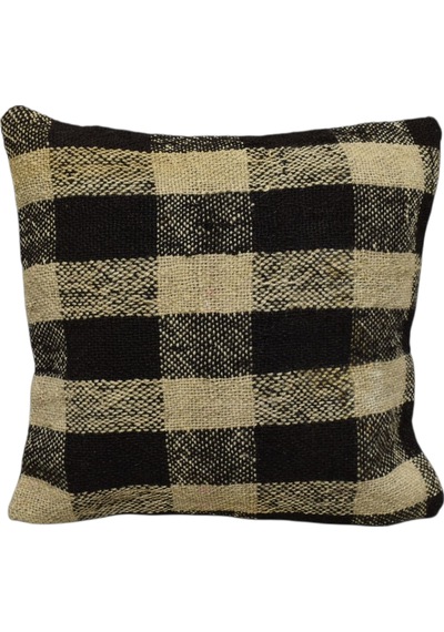 Zehra Abla Halı Yeni El Dokuma Dekoratif Kilim Kırlent Yastık Kılıfı 6032