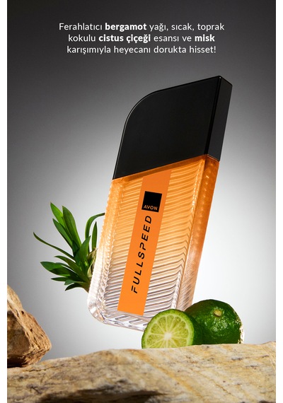 Full Speed 100 Ml. Erkek Parfüm 50 Ml. Rollon Ve 250 Ml. Saç Vücut Şampuanı Paketi Turunçgil