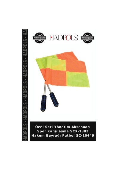 Özel Seri Yönetim Aksesuarı Spor Karşılaşma Scx-1382 Hakem Bayrağı Futbol Sc-10449 Belirtilmemiş