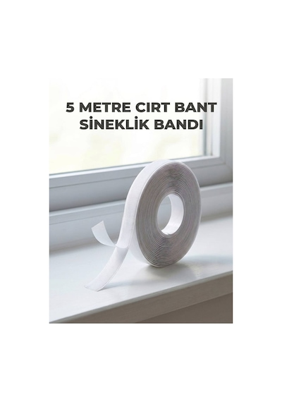 5 Metre Cırt Bant Sineklik Tülü Bandı
